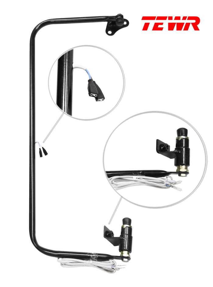 Держатель зеркала 64221-8201010 правый (c подогревом) КММЗ