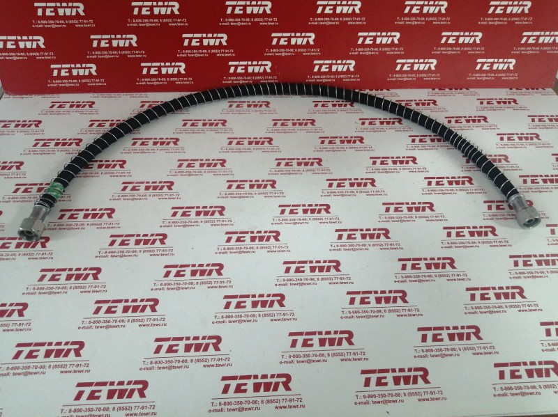 Шланг тормозной L1000 Г/Г под 27ключ ( в мет.оплетке) 6430-3506085М